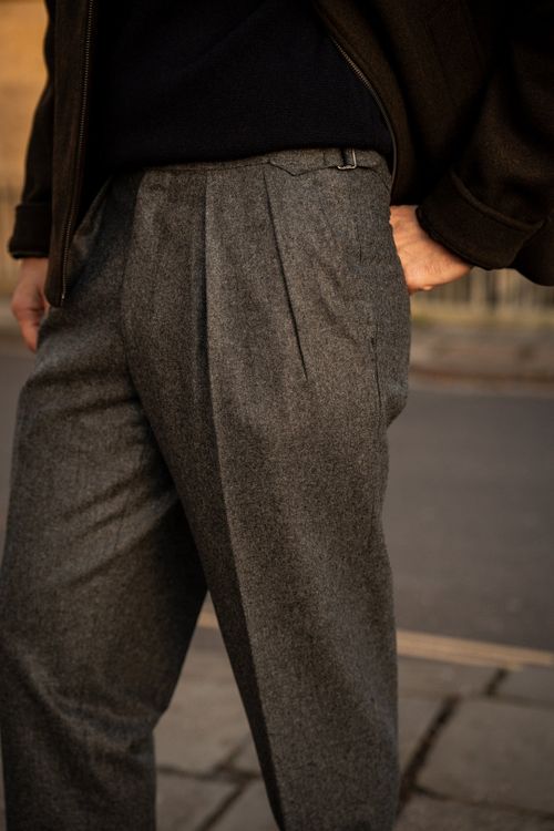 Pantalone Flanella Grigio