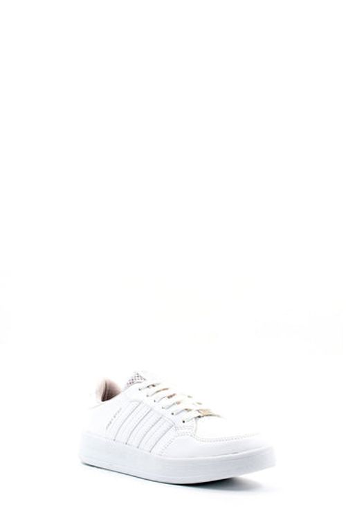 Sneaker Bassa in Pelle Bianca
