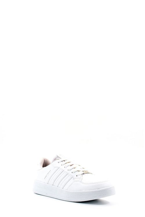 Sneaker Bassa in Pelle Bianca