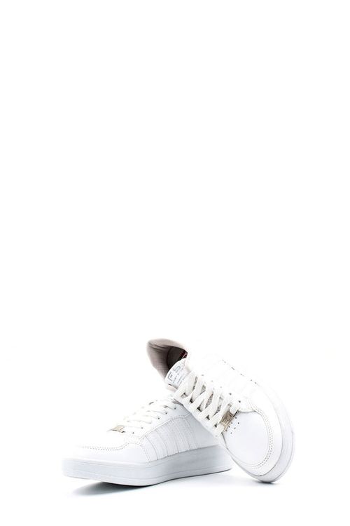 Sneaker Bassa in Pelle Bianca