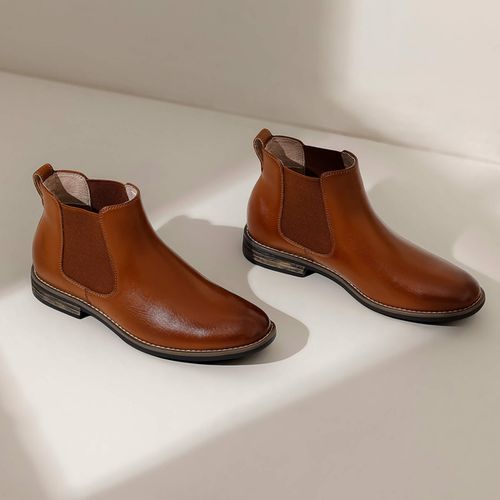 Chelsea Boot in Pelle Marrone