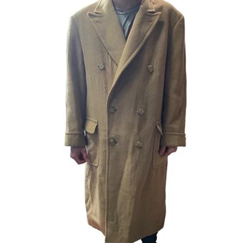 Cappotto Doppiopetto Cammello