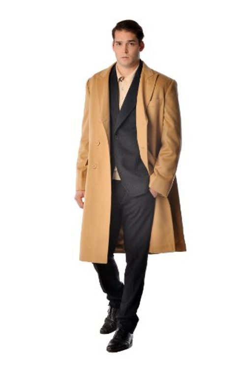 Cappotto Doppiopetto Cammello